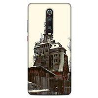 Xiaomi Mi 9T Pro Kılıf Dünya Mimarisi (40) Fit Silikon Kılıf Wooden Gagster House