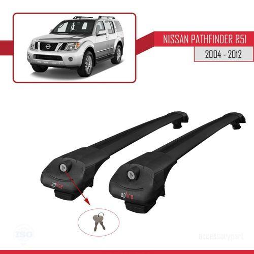 Nissan Pathfinder (R51) 2004-2012 Arası ile uyumlu ACE-1 Ara Atkı Tavan Barı SİYAH