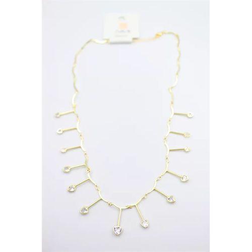 Kalp Sallantılı Kolye - Altın