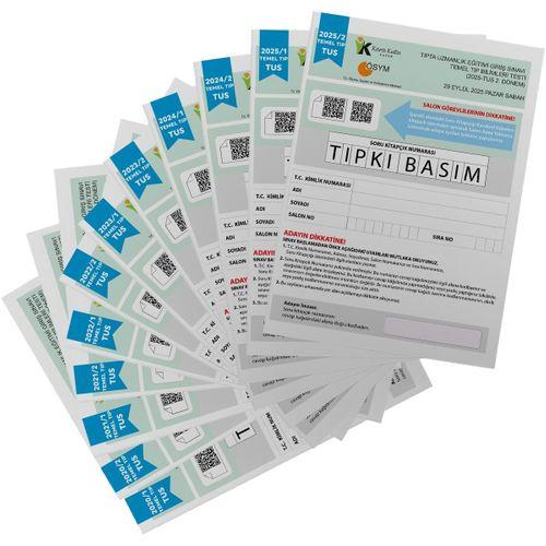 2026 TUS Temel Tıp Bilimleri ÖSYM Çıkmış Soru Tıpkı Basım Son 6 Yıl 12li Deneme Kitapçığı