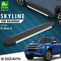 S-Dizayn Isuzu D-Max 3 Skyline Aluminyum Yan Basamak 203 Cm 2019 Üzeri A+ Kalite