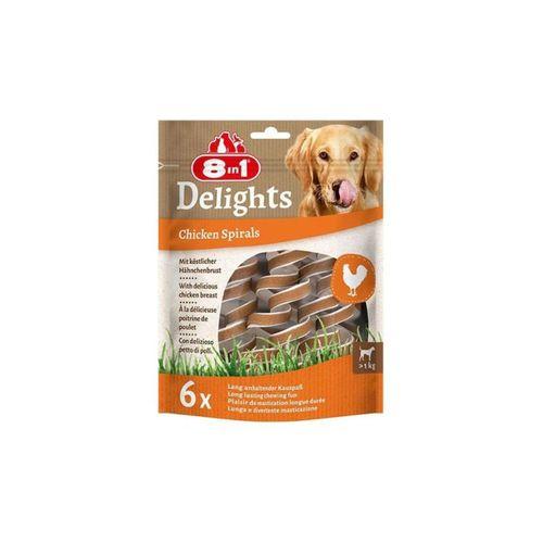 8IN1 Delights Smart Spirals Tavuklu Burgu Köpek Ödülü