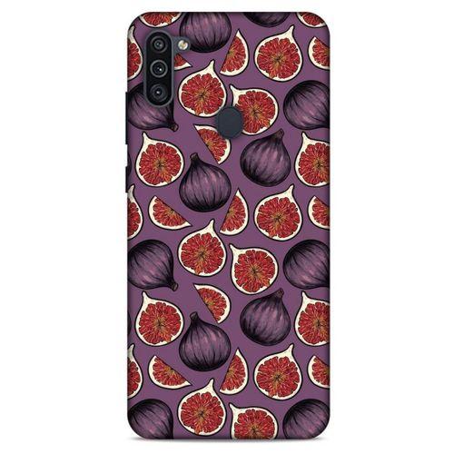 Frutix İncir 02 Samsung Galaxy M11 Kılıf Desenli Silikon