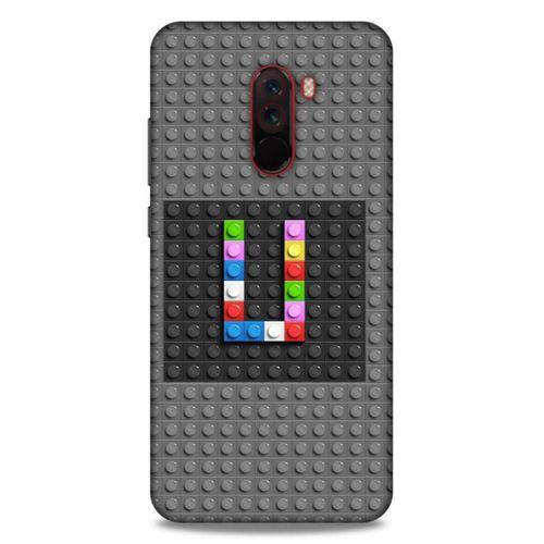 Lopard Xiaomi Pocophone F1 Uyumlu Kılıf BloX (33) Hybrid Kılıf U Harfi