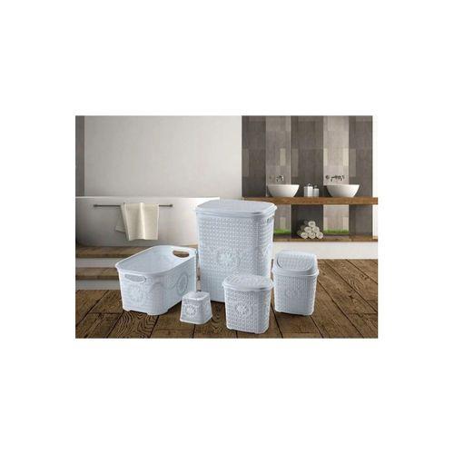 Çeyiz Seti Rattan 5 Parça Örgülü Çeyiz Seti