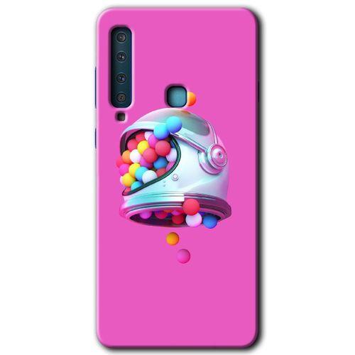 Potkal Hediye Fabrikası Samsung Galaxy A9 2018 Kılıf HD Desen Baskılı Arka Kapak - Uzay Başlığı