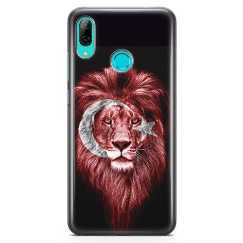 Huawei Y9 2019 Kılıf Aslan Türk Arka Kapak Koruma Desenli Full Koruyucu