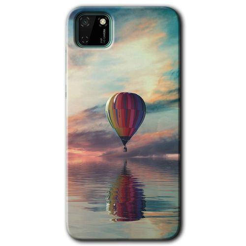 Huawei Y5P Kılıf HD Desen Baskılı Arka Kapak - Zeplin + Kırılmaz Cam