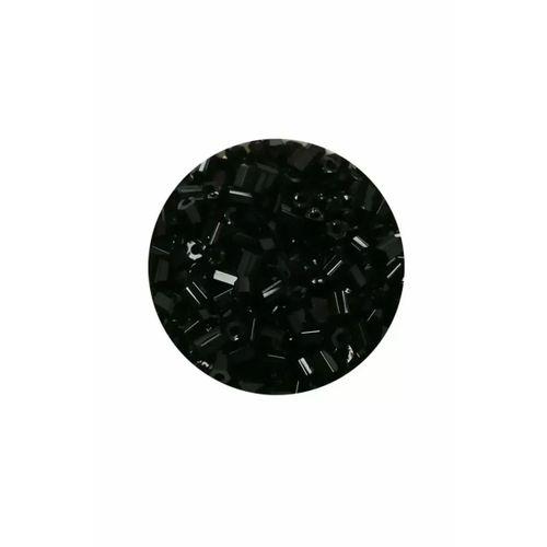 Kesme Cam Boncuk 2mm - 20 Gram - Siyah -BNC312