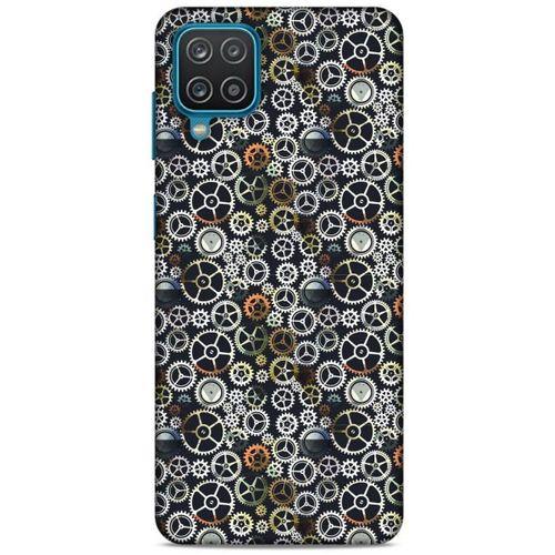 Lopard Samsung Galaxy A12 Uyumlu Kılıf Geometrix (32) Soft Silikon Kılıf