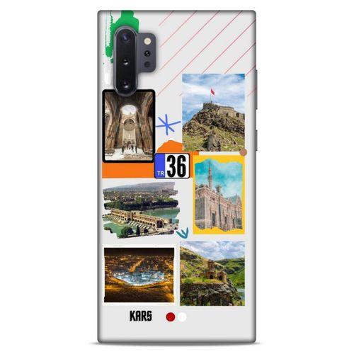 Lopard Samsung Galaxy Note 10 Plus Uyumlu Kılıf Şehirli ※ (36) Kars Glitter Kılıf