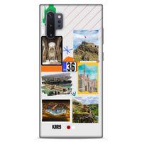 Lopard Samsung Galaxy Note 10 Plus Uyumlu Kılıf Şehirli ※ (36) Kars Glitter Kılıf