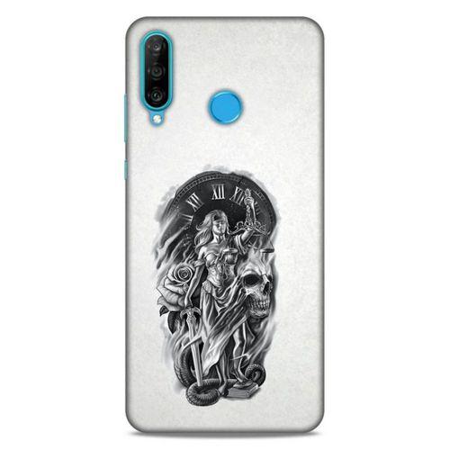 Lopard Huawei P30 Lite Uyumlu Kılıf Tattoo's (44) Tough Armor Kılıf Terazi
