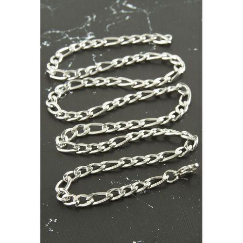 Düz Zincir Çelik Kolye 55 cm