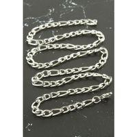 Düz Zincir Çelik Kolye 55 cm