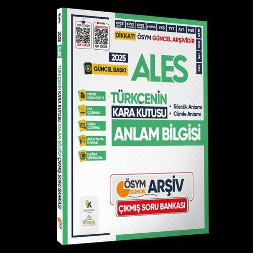 2025 ALES Türkçenin Kara Kutusu Dijital Çözümlü Konu Özetli ÖSYM Çıkmış Soru Bankası Altın Set Paket