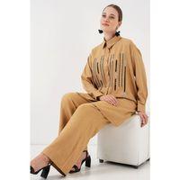 Desenli Tunik Pantolon İkili Takım 6720 - Bisküvi