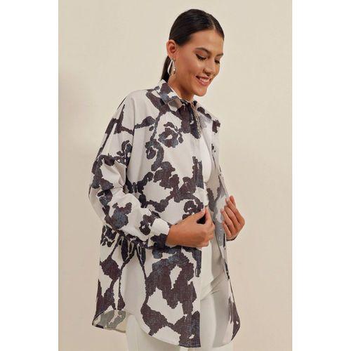 3900 Oversize Uzun Basic Gömlek - D. Siyah