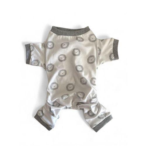 Soft Lion Köpek Tulumu | Pamuklu Penye Köpek Pijaması | Küçük Irklar İçin | Tüy Dökülmesini Azaltır