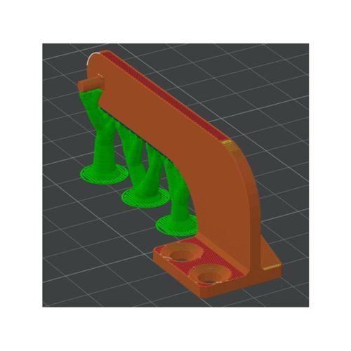 Uzun Perde Braketi 3D Baskı (Bu ürün Sadece Plastik parçadır - Almadan Önce Soru Sorabilirsiniz)
