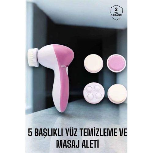 Taşınabilir Yüz Temizleme Cihazı Masaj, Peeling, Temizlik 5 Başlıklı