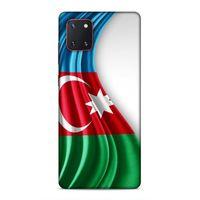 Samsung Galaxy Note 10 Lite Uyumlu Kılıf Azarbaijan (21) Koruyucu Kapak Bayrak