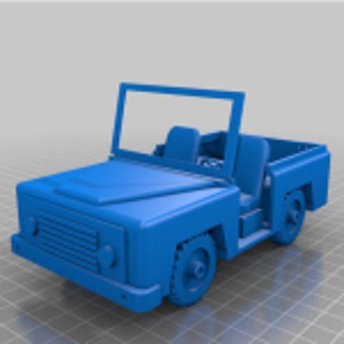 Sandmann Jon Blund Landrover Cabriolet (Bu ürün Sadece Plastik parçadır - Almadan Önce Soru Sorabilirsiniz)