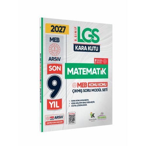2027 LGS 8 Sınıf MATEMATİK Karakutu MEB Çıkmış Soru Modülü Video/PDF Çözümlü Konu Konu Son 9 Yıl