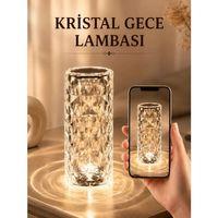 Kristal Dokunmatik Ve Kumandalı Masa Ve Gece Lambası