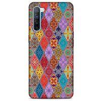 Ethnic Culture (4) Oppo Reno 3 Kılıf Silikon Kapak Desenli