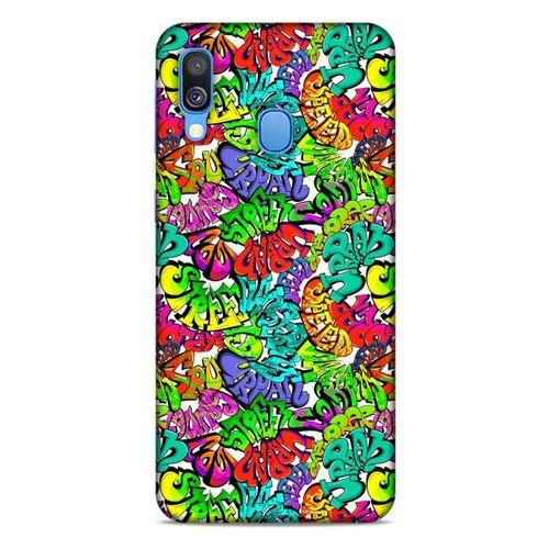 Graffitix (21) Desenli Silikon Kapak Samsung Galaxy A40 Kılıf