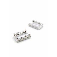 Dikdörtgen Küpe - Gümüş