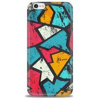 iPhone 6 Kılıf HD Baskılı Kılıf - Grafiti + Tam Ekran Koruyucu