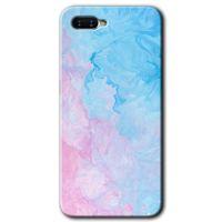 Oppo Rx 17 Neo Kılıf HD Desen Baskılı Arka Kapak - Blue Art