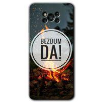 MRCİLETİSİM Poco x3 Pro Kılıf Kapak - Bezdum Da +Hayalet Ekran Yandan Gözükmez