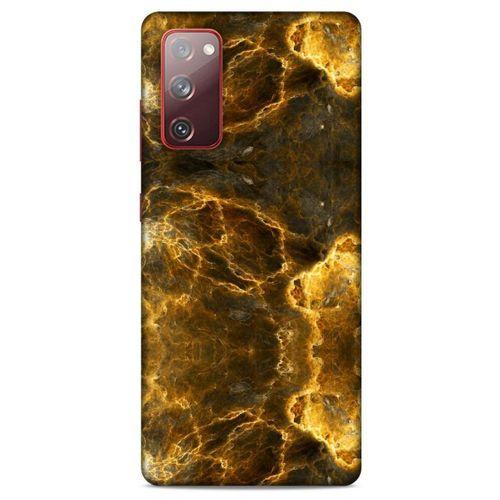 Mermer Desenli (9) Tema Kılıf Koyu Kahverengi Samsung Galaxy S20 Fe Kılıf