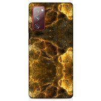 Mermer Desenli (9) Tema Kılıf Koyu Kahverengi Samsung Galaxy S20 Fe Kılıf
