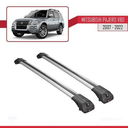 Mitsubishi Pajero (V80) 2007-2022 Arası ile uyumlu ACE-1 Ara Atkı Tavan Barı GRİ