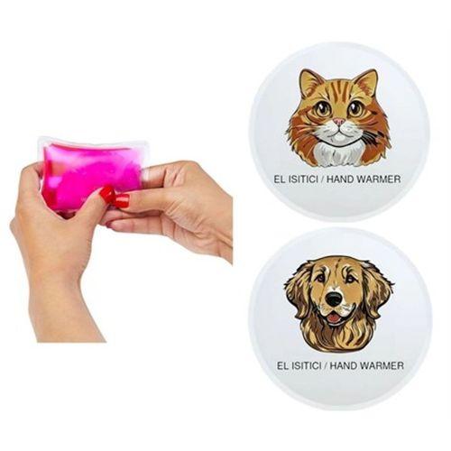 Sıa 2 Adet Kedi Ve Köpek Cep Sobası,El Isıtıcı,Sıcak Su Torbası Pvc 10X9,5Cm