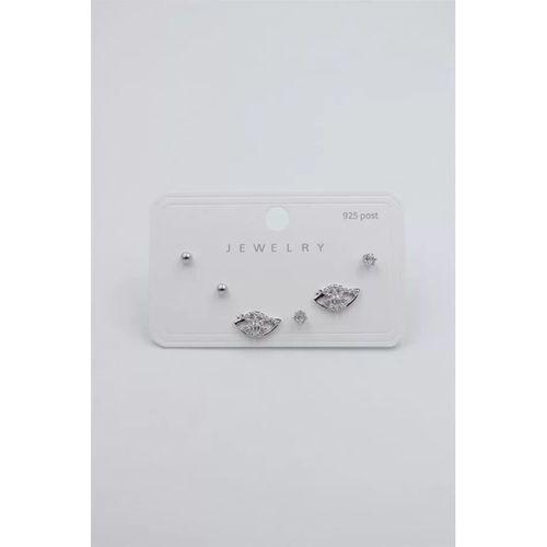 Çoklu Set Küpe - Gümüş