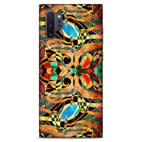 Lopard Samsung Galaxy Note 10 Plus Uyumlu Kılıf Manipülasyon ☻ (8) Baskılı Kılıf Desenli