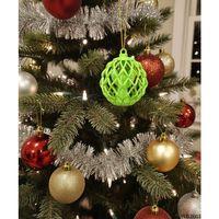 Yeşil Kafes Desenli Dekoratif Yilbasi Susu