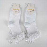 Katamino Ayçıl Aks. Kız Soket Çorap K22230 Beyaz
