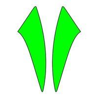 SEVGENT Cg Florasan Yeşil Çamurluk Yan Sticker