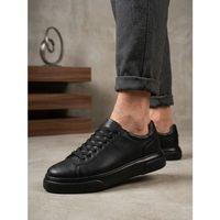 BLF-010 Erkek Sneaker Günlük Casual Spor Ayakkabı Siyah Taban
