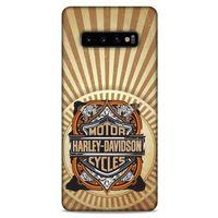 Samsung Galaxy S10 Plus Uyumlu Kılıf Motorsiklet (5) Koruma Kabı Harley Davidson