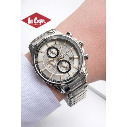 Lee Cooper Erkek Kol Saati 50 Mt Suya Dayanıklı Çelik Kordon Bileklik Hediyeli VS.BLKT.0912
