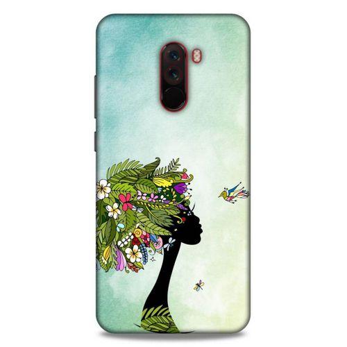 Lopard Xiaomi Pocophone F1 Uyumlu Kılıf Sürreal Yüzler ♀ (37) Silicone Cover Baskılı