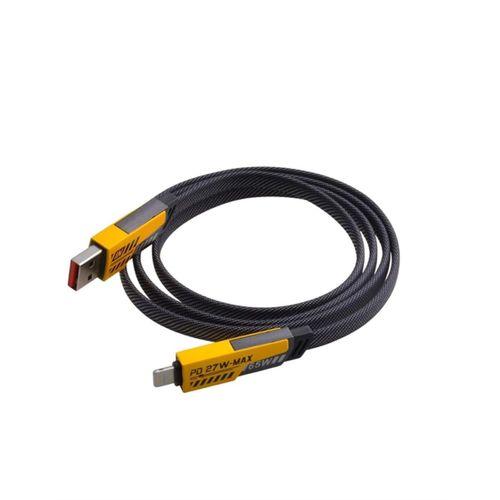 65w 4'ü 1 Arada Çoklu Şarj Kablosu – Usb-c, Usb-a, Lightning, Veri Ve Şarj Desteği