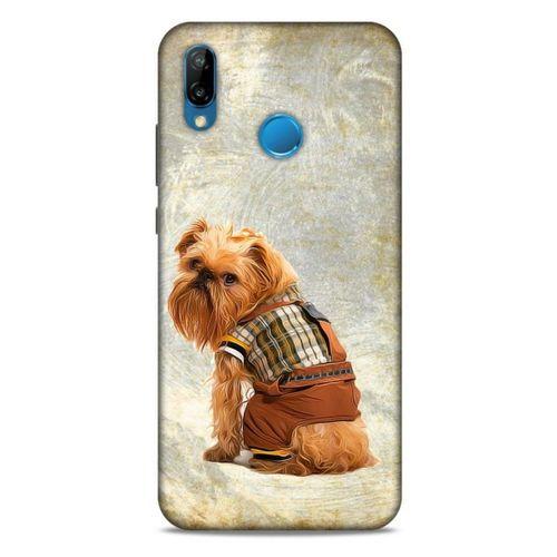 Huawei P20 Lite Kılıf Köpek Kıyafetleri (25) Antişok Kapak Brussels Griffon Sweatshirt